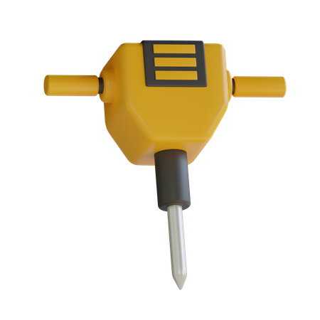 Hydraulic Breaker  3D Icon