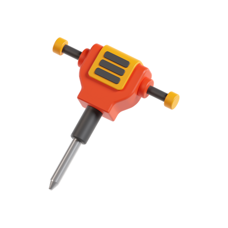 Hydraulic Breaker  3D Icon