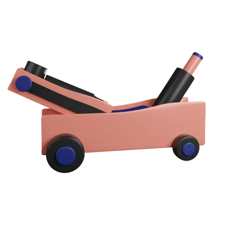 Hydraulic Jack 3 D Contains PNG BLEND GLTF And OBJ Files 3D Icon