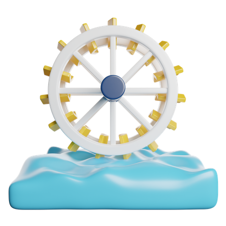 Énergie hydroélectrique  3D Icon