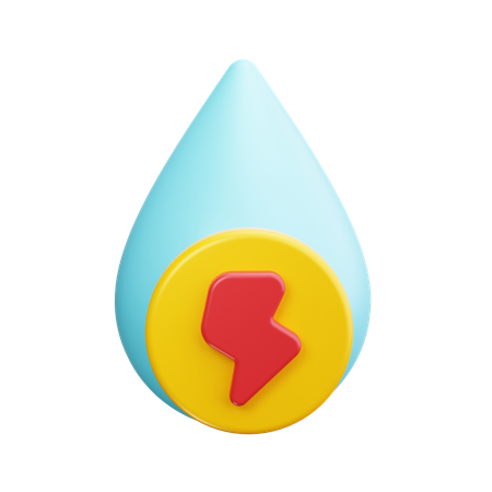 Hydro Power  3D Icon