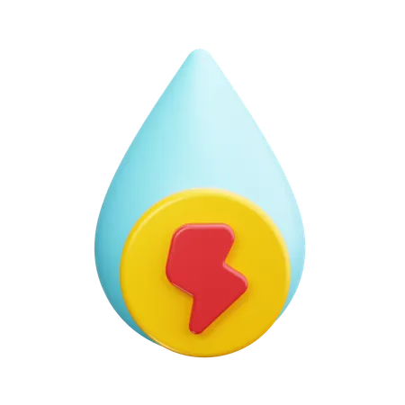 Hydro Power  3D Icon