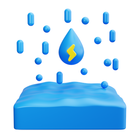 Hydro Power  3D Icon