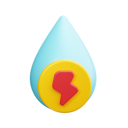 Hydro Power  3D Icon