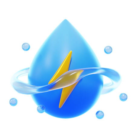 HYDRO POWER  3D Icon