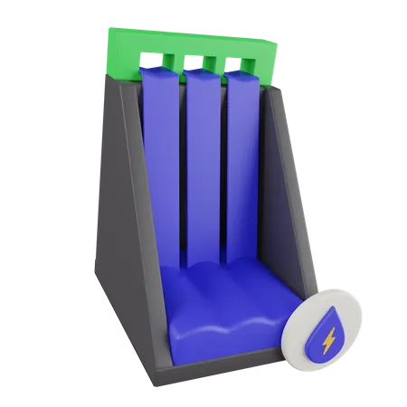 Hydro Power  3D Icon