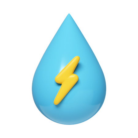 Hydroelectric Power  3D Icon