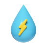 3d hydroelectric energy emoji