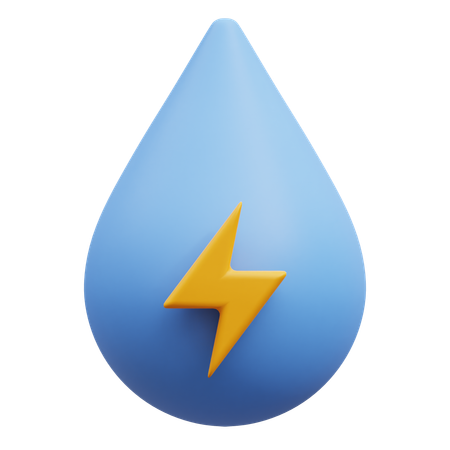 Hydroélectricité  3D Icon