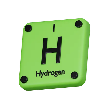 Hydrogen Element 3 D Icon 3D Icon