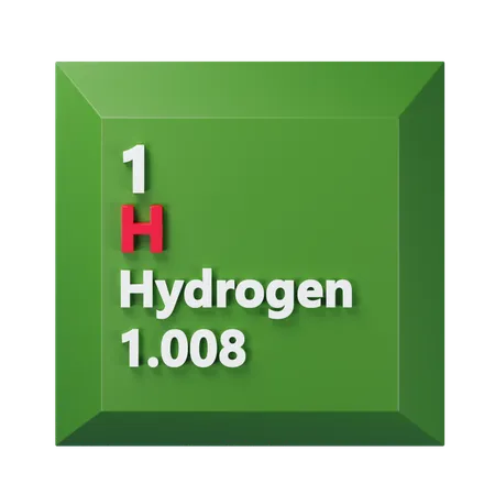 Hydrogen  3D Icon