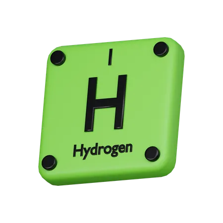 Hydrogen  3D Icon