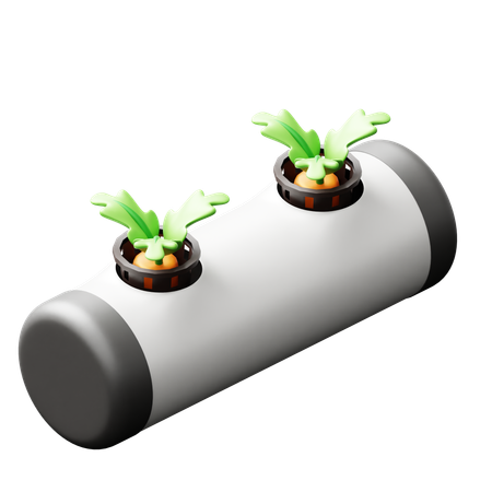 Hydroponischer Gartenbau  3D Icon