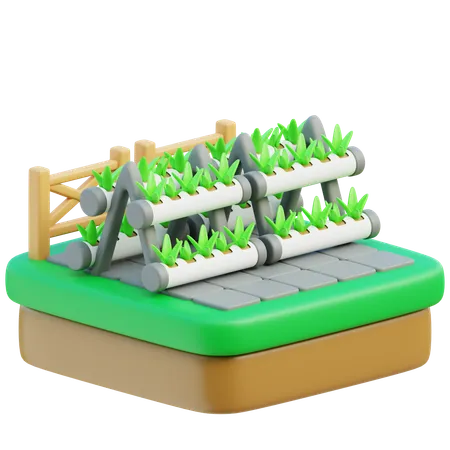 Hydroponic  3D Icon