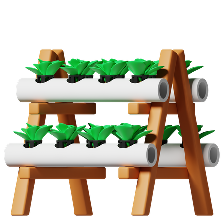 Hydroponic  3D Icon