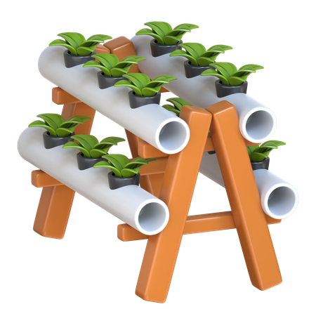 Hydroponic  3D Icon