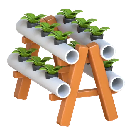 Hydroponic  3D Icon