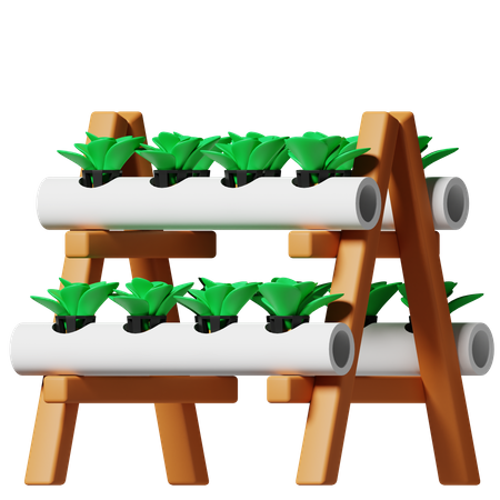 Hydroponic  3D Icon