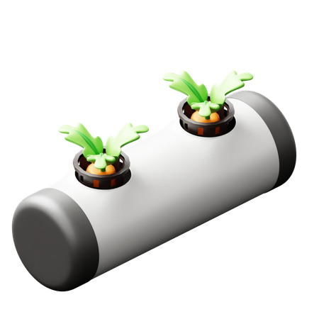 Hydroponic Gardening  3D Icon