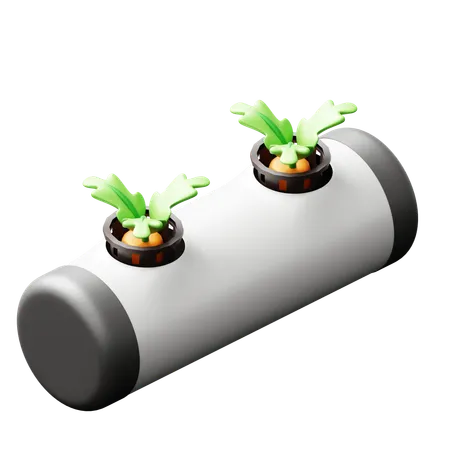 Hydroponic Gardening  3D Icon