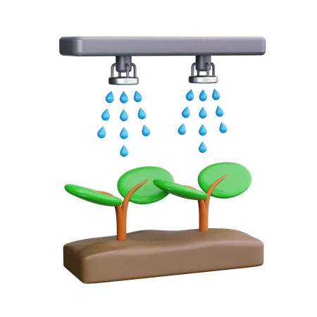 Hydroponic Gardening  3D Icon