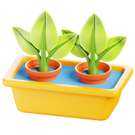 Hydroponique  3D Icon