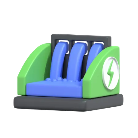 Hydropower  3D Icon