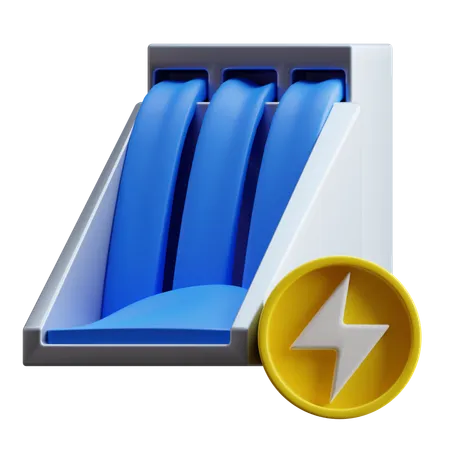 Hydropower  3D Icon