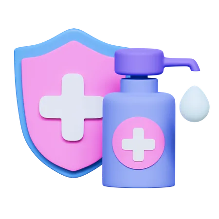 Hygiene Wash  3D Icon