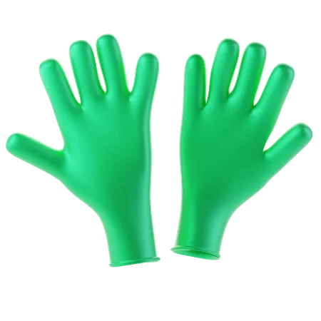 Hygienehandschuhe  3D Icon