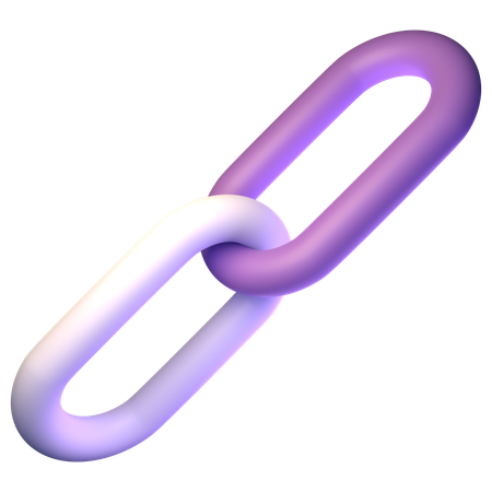 Hyper Link  3D Icon