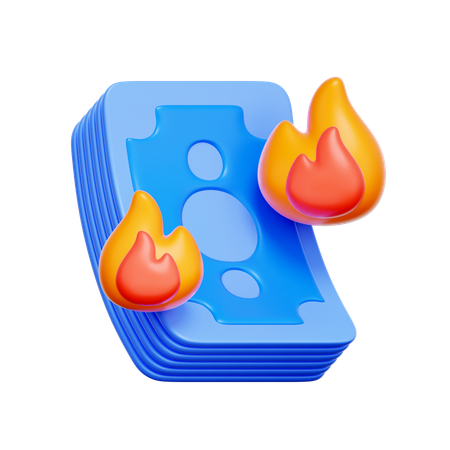 Hyperinflation  3D Icon