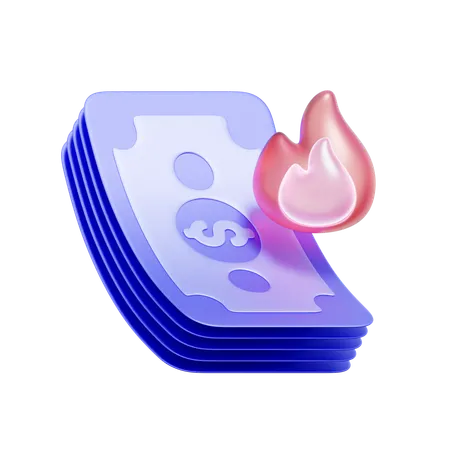 Hyperinflation  3D Icon