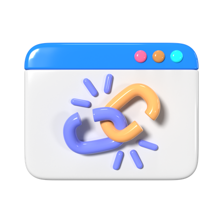 Hyperlink  3D Icon