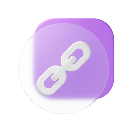 하이퍼링크  3D Icon