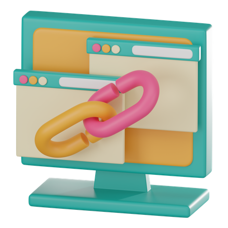 Hyperlink  3D Icon