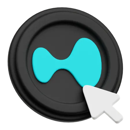 Hyperliquid Click  3D Icon