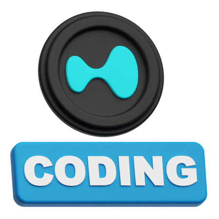 Hyperliquid Coding  3D Icon