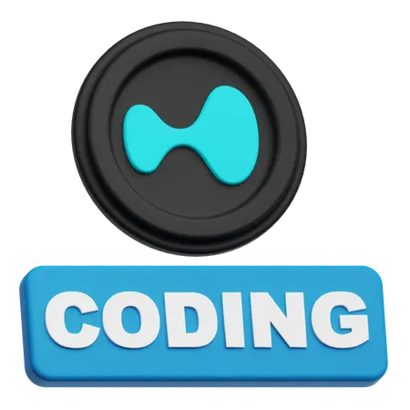 Hyperliquid Coding  3D Icon