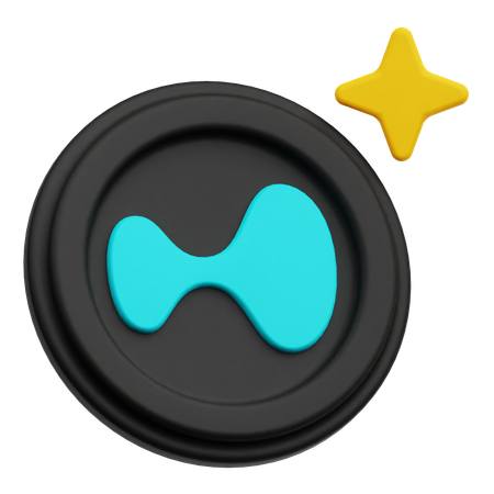 Hyperliquid Coin  3D Icon