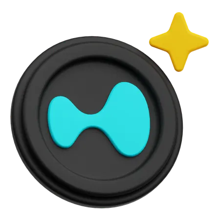 Hyperliquid Coin  3D Icon