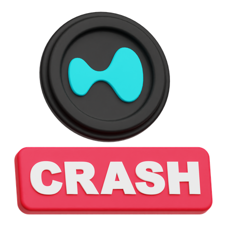 Hyperliquid Crash  3D Icon