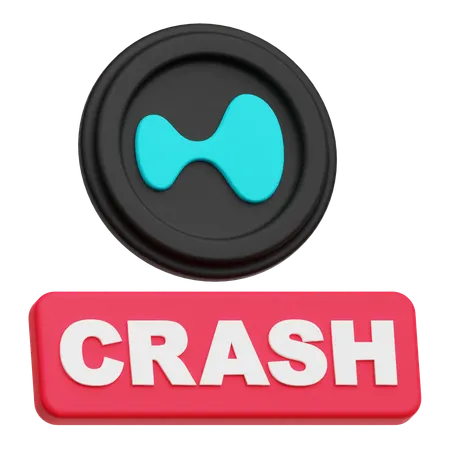 Hyperliquid Crash  3D Icon