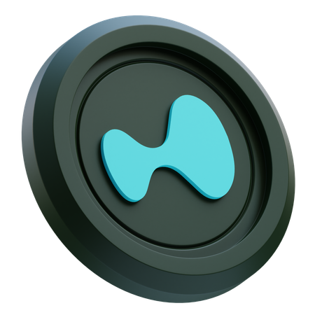 Hyperliquid Crypto  3D Icon