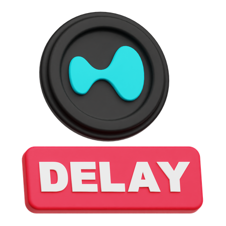 Hyperliquid Delay  3D Icon