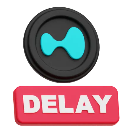 Hyperliquid Delay  3D Icon
