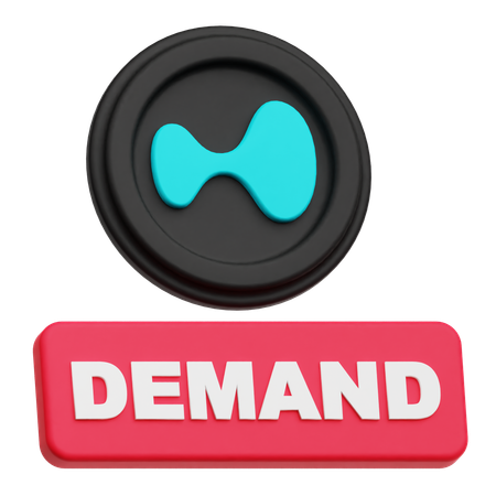 Hyperliquid Demand  3D Icon