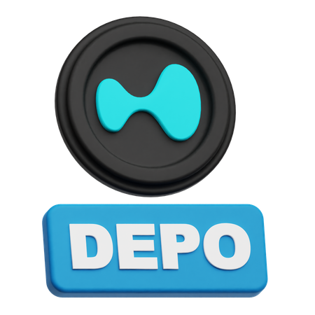 Hyperliquid Depo  3D Icon