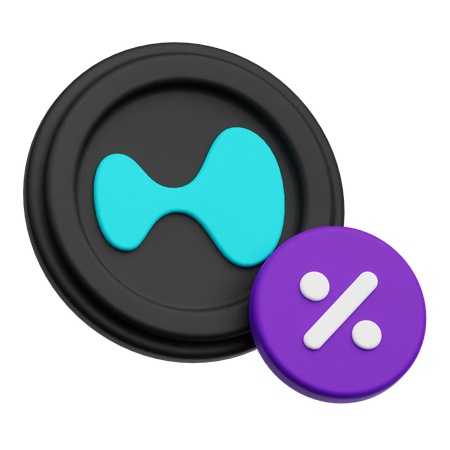 Hyperliquid Discount  3D Icon