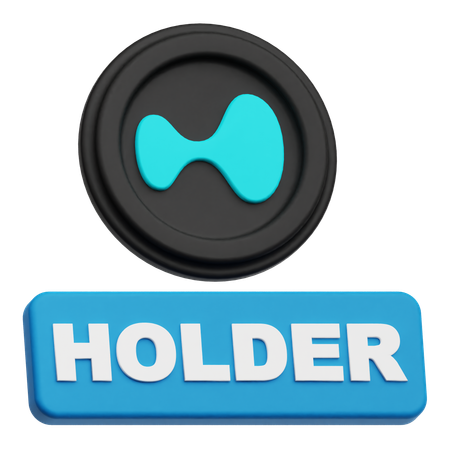 Hyperliquid Holder  3D Icon